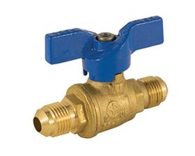 JOMAR 3/8" FLARE x 3/8" FLARE BALL VALVE - NO TEST PORT