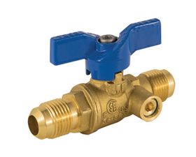 JOMAR 102-403 1/2" FLARE x FLARE BALL VALVE - WITH TEST PORT