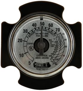 GLUE-ON GAUGE DIAL FOR ABOVE GROUND TANKS
