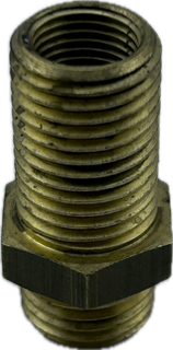 CHARLES A HONES 1/4" HEX BRASS NIPPLE FOR USE WITH AM 3/4