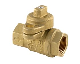 JOMAR 240-004B METER GAS VALVE - 3/4" BRASS