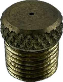CHARLES A HONES 1/8" ROUND BRASS SPUD ORIFICE FOR USE WITH AM 3/4