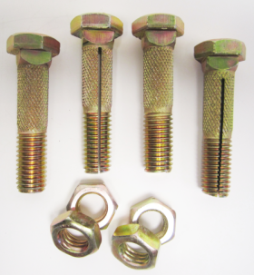 MINUTE MAN 2010 PACKAGE OF 8 STRAP BOLTS WITH NUTS
