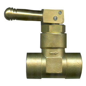 FAIRVIEW QUICK ACTING FLIP VALVE - 1/2" FPT x 1/4" FPT