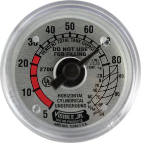 DROP-IN GAUGE FOR "OLD STYLE" TAYLOR JR & SR HEADS ON UNDERGROUND TANKS