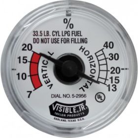 REPLACEMENT SNAP-ON GAUGE DIAL FOR FORKLIFT CYLINDERS