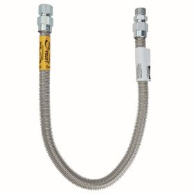 DORMONT 40-4142-36 SUPR-SAFE® 1" APPLIANCE CONNECTOR - 3/4" MIP x 3/4" FIP x 36"