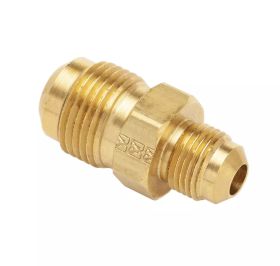 42R 3/8X1/4 - BRASS REDUCING FLARE UNION - 3/8" x 1/4"