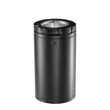 DURAVENT 4" X 6-5/8" ADJUSTABLE PIPE - 11" - 17" - BLACK