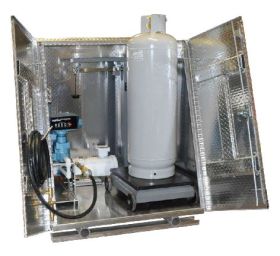 GARDNER MARSH DISPENSER CABINET WITH COMPONENTS WITH AUTOMATIC TEMPERATURE COMPENSATION