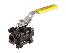 JOMAR 500-406 1-1/4" FNPT CARBON STEEL BALL VALVE - FULL PORT