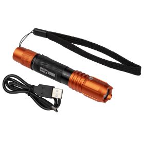 KLEIN TOOLS RECHARGEABLE WATERPROOF LED POCKET LIGHT WITH LANYARD