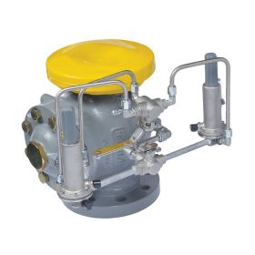 FISHER 63EGLP-250 RELIEF VALVE - PILOT-OPERATED - 4" CL300RF FLANGE