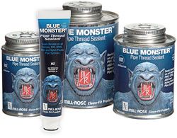 BLUE MONSTER INDUSTRIAL GRADE PIPE THREAD SEALANT - 1 PINT