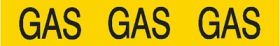 DECAL - V85 - GAS GAS GAS ROLL LABEL - 3" x 1/2"
