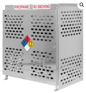 ASM 33# FORKLIFT CYLINDER CAGE - ALUMINUM - HOLDS 9 CYLINDERS