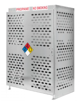 ASM 33# FORKLIFT CYLINDER CAGE - ALUMINUM - HOLDS 12 CYLINDERS