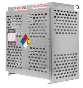 ASM 20# CYLINDER CAGE - ALUMINUM - HOLDS 12 CYLINDERS