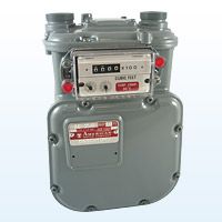 AMERICAN METER DIAPHRAGM GAS VAPOR METER - 1" WITH CONNECTORS