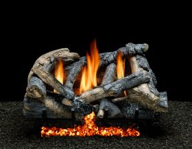 HEATMASTER 36" AUTUMN FLAME GAS LOG SET