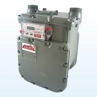 AMERICAN METER DIAPHRAGM GAS VAPOR METER - 1-1/4" WITH CONNECTORS