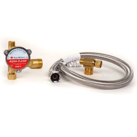 AQUAMOTION AQUA-FLASH UNIVERSAL BYPASS VALVE KIT FOR HOT WATER TANKS AND INDIRECT HEATERS