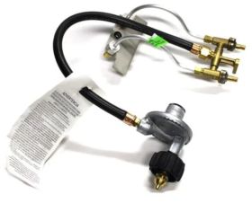 BROILMASTER PROPANE GAS VALVE ASSEMBLY WITH REGULATOR AND HOSE FOR P3/4 & D4/4 GRILLS
