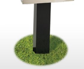 BROILMASTER PAINTED STEEL IN-GROUND POST