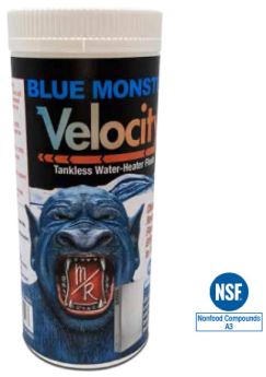BLUE MONSTER VELOCITY TANKLESS WATER HEATER FLUSH
