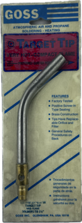 GOSS TORCH TIP - 1/2" TARGET TIP