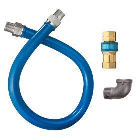 DORMONT BLUE HOSE MOVEABLE GAS CONNECTOR WITH SNAPFAST® - 1" x 60"