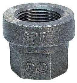 SCHEDULE 40 BLACK 3/4" x 1/2" BELL REDUCING COUPLING