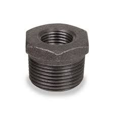 SCHEDULE 80 BLACK IRON BUSHING - 1-1/2" x 3/8"