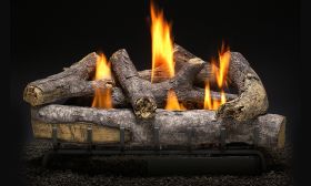 HEATMASTER 18" CAPE FEAR OAK GAS LOG SET