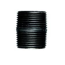SCHEDULE 40 BLACK 1" x CLOSE WELDED STEEL NIPPLE