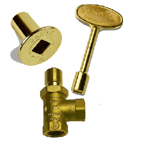DANTE 90° ANGLED BALL VALVE COMBO PACK - BRASS FINISH