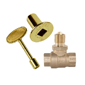 DANTE 3/4" STRAIGHT BALL VALVE COMBO PACK - BRASS FINISH