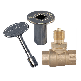 DANTE 3/4" STRAIGHT BALL VALVE COMBO PACK - CHROME FINISH