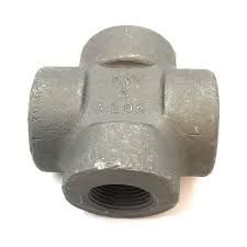 SCHEDULE 80 BLACK IRON CROSS - 2"