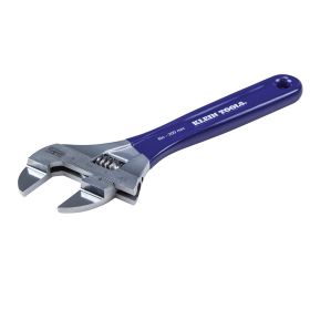 KLEIN TOOLS SLIM-JAW ADJUSTABLE WRENCH - 8"