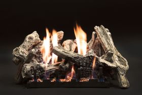AMERICAN HEARTH ALS-18CD DRIFTWOOD BURNCRETE® 18" 8-PIECE LOG SET