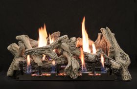 AMERICAN HEARTH ALS-30CD DRIFTWOOD BURNCRETE® 30" 10-PIECE LOG SET