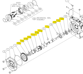 BLACKMER QUILL ASSEMBLY FOR RC20 & 25