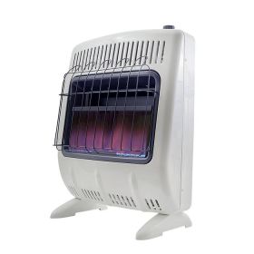 HEATSTAR F156031 20,000 BTU VF BLUE FLAME PROPANE HEATER W/THERMOSTAT & BLOWER