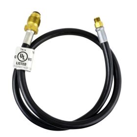 ENERCO 2' PROPANE HOSE ASSEMBLY - M.POL x 1/4" INVERTED FLARE