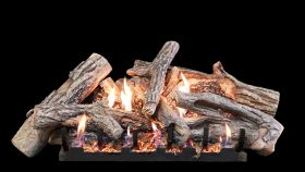 AMERICAN HEARTH 24" FALLEN TIMBER 7-PIECE REFRACTORY LOG SET