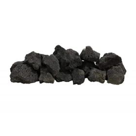 FIREGEAR BLACK LAVA BOULDERS - 30 LB