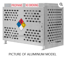 ASM 33# FORKLIFT CYLINDER CAGE - STEEL - HOLDS 6 CYLINDERS