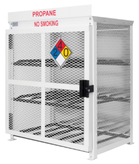 ASM 33# FORKLIFT CYLINDER CAGE - STEEL - HOLDS 9 CYLINDERS