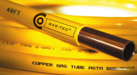 COATED COPPER TUBING - 5/8" O.D. - 50' COIL